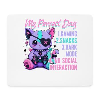 Pastel Goth Soft Goth Gaming Gamer - Mousepad (Querformat) - Weiß - Vorne