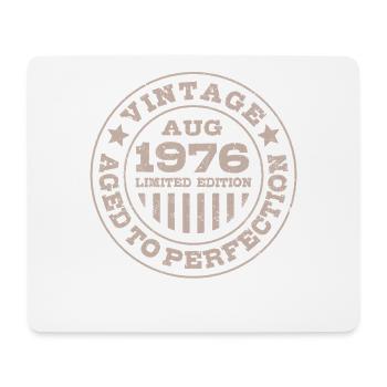 Vintage August 1976 Limited Edition Circle - Mouse Pad (horizontal) - white - Front