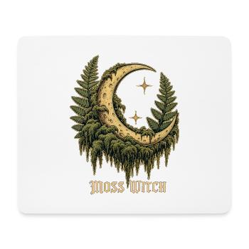 Dunkle Waldhexe, Mooshexe Wald Goth Cresce - Mousepad (Querformat) - Weiß - Vorne