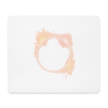 Feuerkreis Sonnenfinsternis - Mousepad (Querformat) - Weiß - Vorne