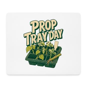 Vermehrungstablett Pflanzengärtnerhumor, Requisitentablett Da - Mousepad (Querformat) - Weiß - Vorne