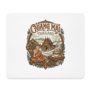 Chiang Mai Thailand - Mousepad (Querformat) - Weiß - Vorne