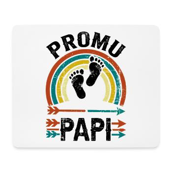 Promoted Grandpa Gift Retro Pregnancy Announcement - Mouse Pad (horizontal) - white - Front