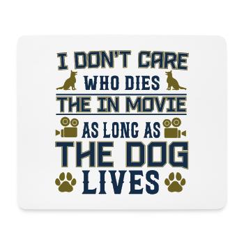 Dog Lives Movie Funny Dog Lover Merch - Mouse Pad (horizontal) - white - Front