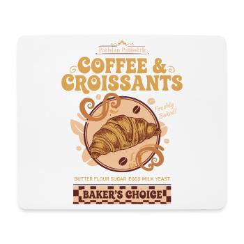 Frühstück Kaffee Brunch Speck Pfannkuchen Essen Lustig - Mousepad (Querformat) - Weiß - Vorne