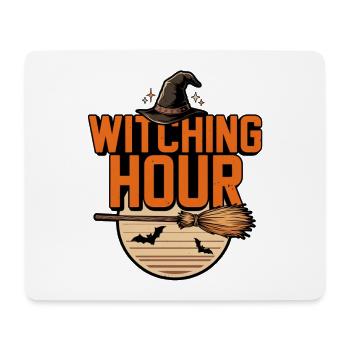 Hexen-Halloween – Hexenstunde - Mousepad (Querformat) - Weiß - Vorne
