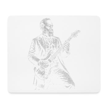 James A Guitar - Mouse Pad (horizontal) - white - Front