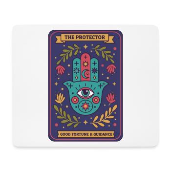 Spiritualité Géométrie sacrée Le Protecteur - Tapis de souris (format paysage) - blanc - Devant