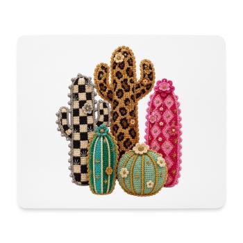 Cactus Garden Cactus - Mouse Pad (horizontal) - white - Front