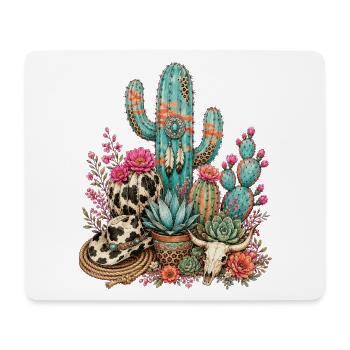 Cactus Garden Cactus - Mouse Pad (horizontal) - white - Front