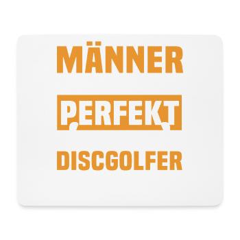 Lustige Discgolfer Sprüche - Mousepad (Querformat) - Weiß - Vorne