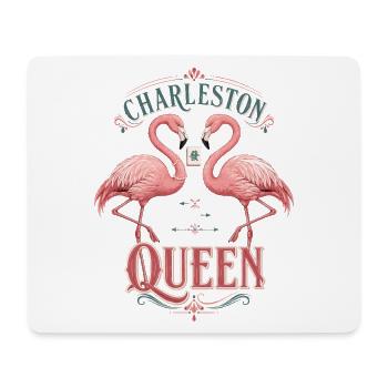 Mahjong Charleston Queen Flamingo - Mouse Pad (horizontal) - white - Front