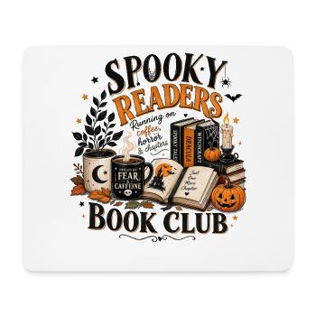 Ghost Readers Book Club - Mouse Pad (horizontal) - white - Front