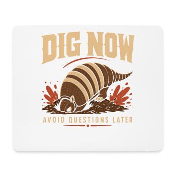 Armadillo Funny Armadillo Texas - Mouse Pad (horizontal) - white - Front