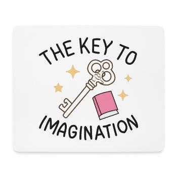 The Key to Fantasy - Mouse Pad (horizontal) - white - Front