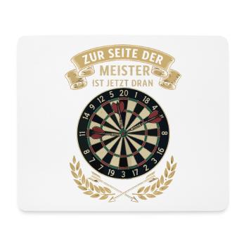 Dartsmeisterschaft Jetzt Ist Dran - Mousepad (Querformat) - Weiß - Vorne