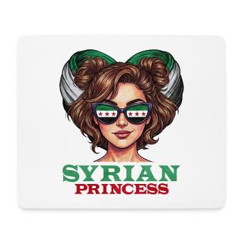 Illustration de princesse syrienne - Tapis de souris (format paysage) - blanc - Devant