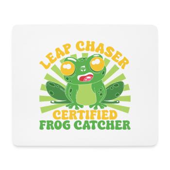 Frog Catcher Leap Chaser certifié Frog Catcher - Tapis de souris (format paysage) - blanc - Devant