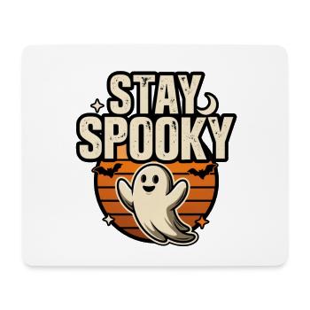 Cute Ghost Halloween – Bleib gruselig - Mousepad (Querformat) - Weiß - Vorne
