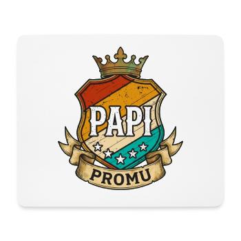 Großvater beförderte Retro-Wappen Zukünftiger Großvater - Mousepad (Querformat) - Weiß - Vorne
