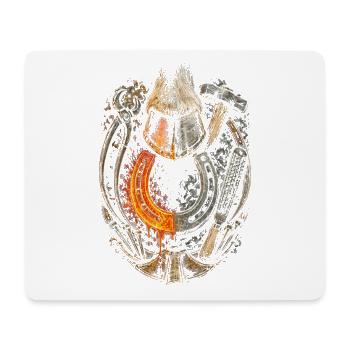 Maréchal-ferrant - Tapis de souris (format paysage) - blanc - Devant
