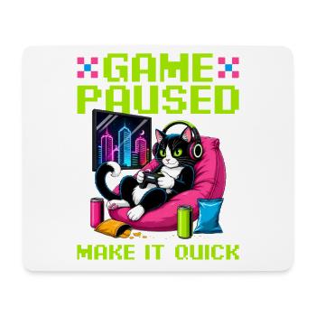 Gamer Gaming Cat Video Game - Mousepad (Querformat) - Weiß - Vorne