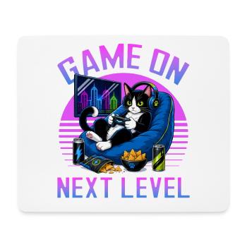 Gamer Gaming Cat Video Game - Mousepad (Querformat) - Weiß - Vorne