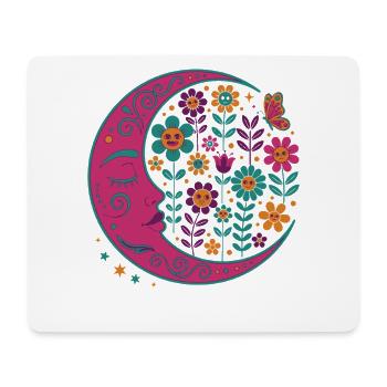 Spiritualität Meditation Heilige Geometrie Lotus - Mousepad (Querformat) - Weiß - Vorne