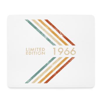 1966 Limited Edition Geburtstag Herren Damen Retro - Mousepad (Querformat) - Weiß - Vorne