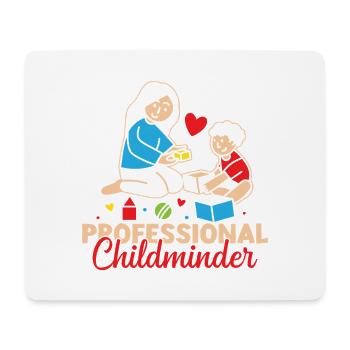 Tagesmutter Professional Childminder Nanny - Mousepad (Querformat) - Weiß - Vorne