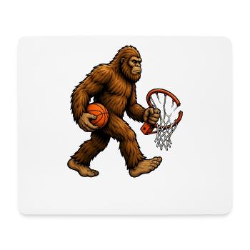 Basket-ball Bigfoot Sasquatch Drôle de Bigfoot - Tapis de souris (format paysage) - blanc - Devant