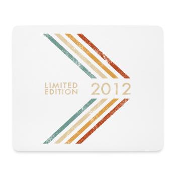 2012 Limited Edition Geburtstag Mädchen und Jungen - Mousepad (Querformat) - Weiß - Vorne