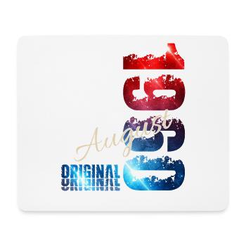 66. Geburtstag Geschenk Original August 1960 - Mousepad (Querformat) - Weiß - Vorne