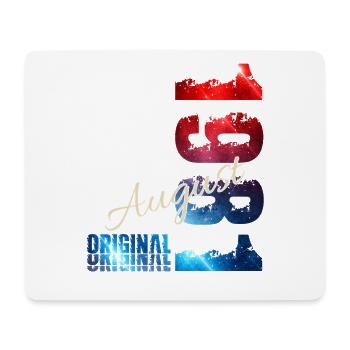 45. Geburtstag Geschenk Original August 1981 - Mousepad (Querformat) - Weiß - Vorne