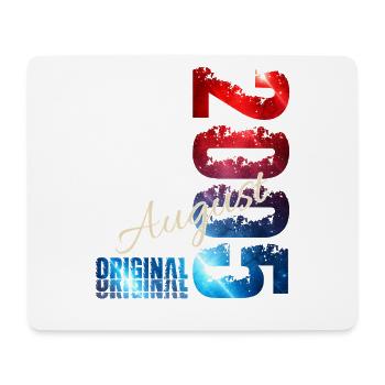 21. Geburtstag Geschenk Original August 2005 - Mousepad (Querformat) - Weiß - Vorne