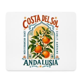 Andalucia Costa del Sol Design - Mouse Pad (horizontal) - white - Front