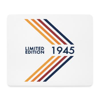 1945 Limited Edition Geburtstag Mann Frau Vintage - Mousepad (Querformat) - Weiß - Vorne