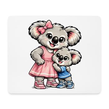 Süßer Koala – Große Schwester - Mousepad (Querformat) - Weiß - Vorne