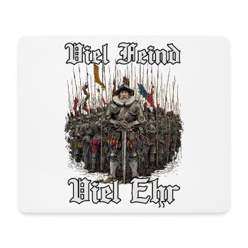 Ritter im Speerwald - Mousepad (Querformat) - Weiß - Vorne