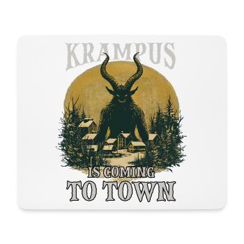 Krampus kommt in die Stadt - Mousepad (Querformat) - Weiß - Vorne