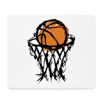 Basketball  - Mousepad (Querformat) - Weiß - Vorne