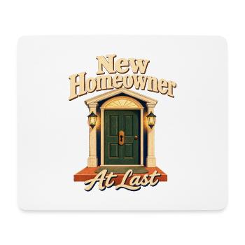 Neuer Hausbesitzer endlich, Erstkäufer Closi - Mousepad (Querformat) - Weiß - Vorne