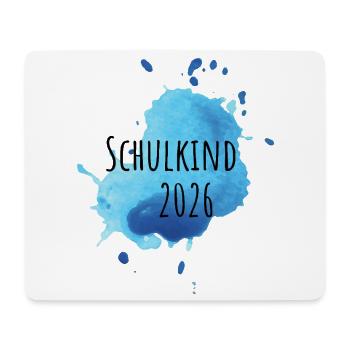 Schulkind 2026 - Abenteuer Schule beginnt - Mousepad (Querformat) - Weiß - Vorne