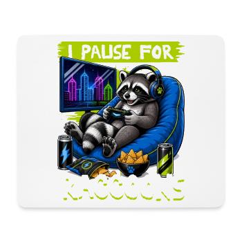 Gamer Gaming Cat Video Game - Mousepad (Querformat) - Weiß - Vorne