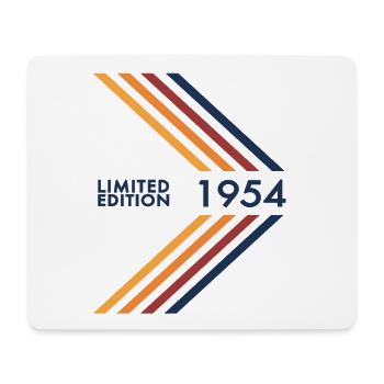1954 Limited Edition Geburtstag Mann Frau Vintage - Mousepad (Querformat) - Weiß - Vorne