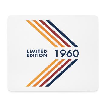 1960's Limited Edition Birthday Man Wife Vintage - Mouse Pad (horizontal) - white - Front