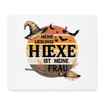  Meine Lieblingshexe Ist Meine Frau Hexe Halloween - Mousepad (Querformat) - Weiß - Vorne