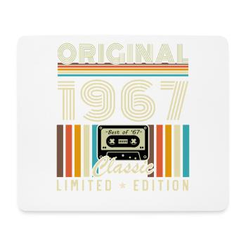 60 Jahre 1967 Vintage Retro Geburtstagsgeschenk - Mousepad (Querformat) - Weiß - Vorne