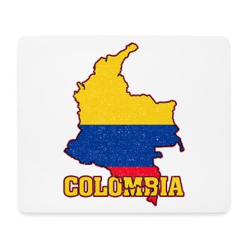Colombian Flag Colombia Land Map - Mouse Pad (horizontal) - white - Front