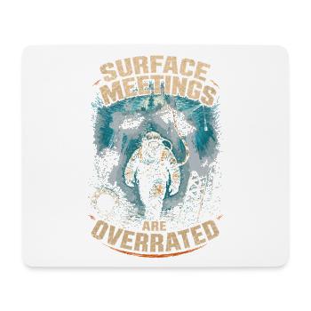 Berufstaucher Industrietaucher - Mousepad (Querformat) - Weiß - Vorne